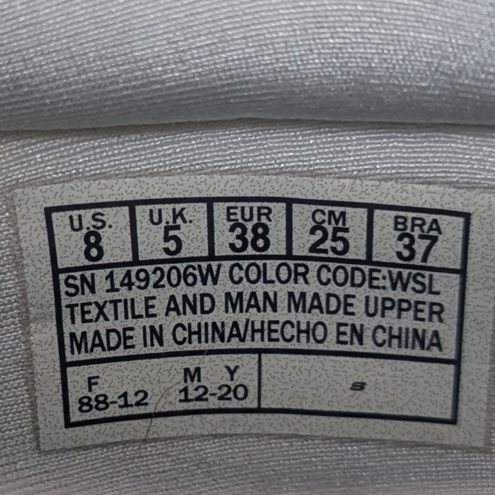 Skechers Women's Cream and Gray Athletic Shoes - Picture 3 of 3